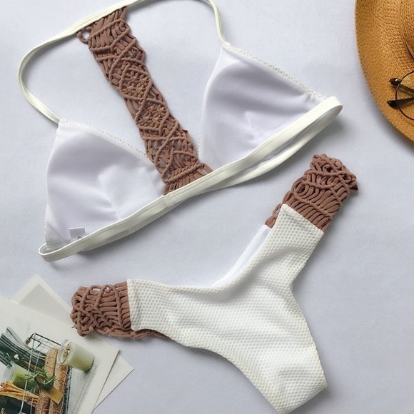 B2G1♦️🥽🆕Boho Cream Bikini Swimwear - Picture 7 of 8